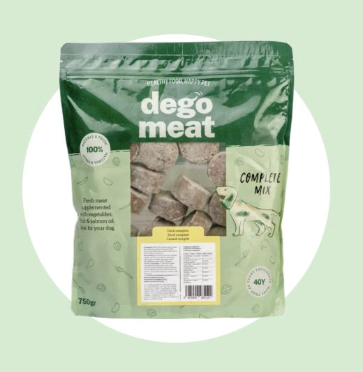 Nuggets BARF Canard Complet 750g – Alimentation Crue (Degomeat)