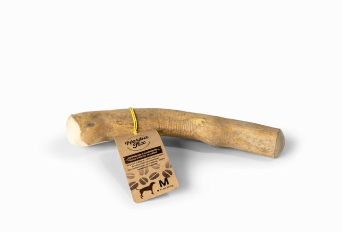 Racine de Bois de Caféier pour Chien – Mastication Naturelle (Taille M - Herbafix)