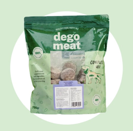 Nuggets BARF Poulet Complet 750g – Alimentation Crue (Degomeat)