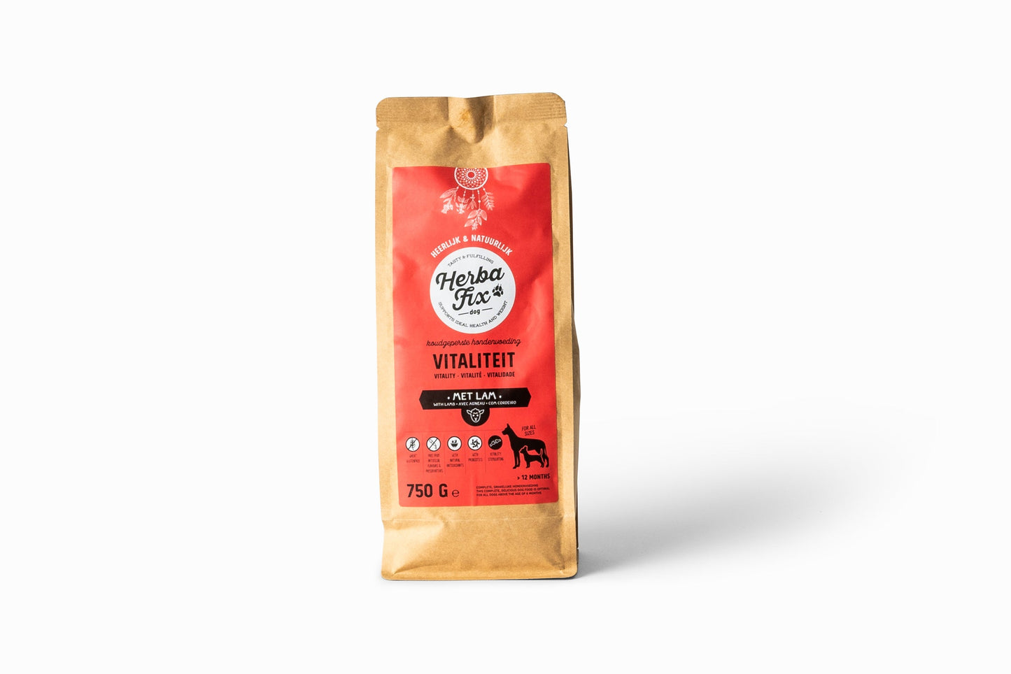 Sac HerbaFix Vitality Agneau & Riz - Croquettes naturelles pressées à froid pour la vitalité du chien - Instinct Naturel Le Mans
