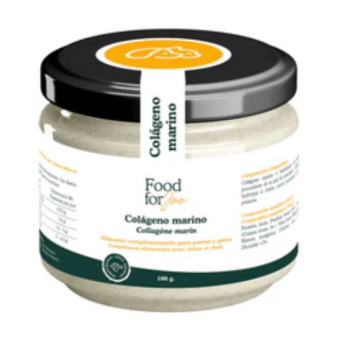 Collagène marin pur en poudre pour chien et chat, soutien des tendons et de la peau, Instinct Naturel.