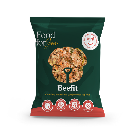 Repas frais Food for Joe Beefit au bœuf et carottes, ration ménagère riche en fer pour chien