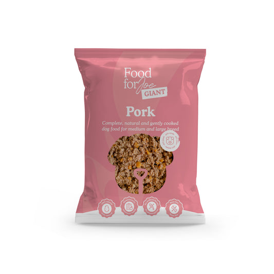Repas frais Food for Joe Giant Cerdo au porc et légumes, ration ménagère savoureuse pour chien